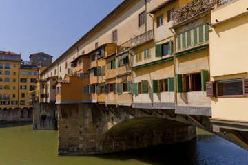 Fototapeta na wymiar Florencja Ponte Vecchio nad Arno