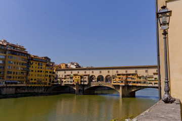Obraz premium Firenze, Pontevecchio sull'Arno