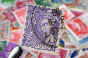 timbres - Médecine - 40 centimes - 1939 - philatélie France