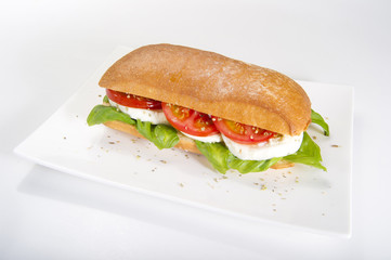 Ciabatta Tomaten Mozarella