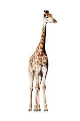 Obraz premium Giraffe, isolated