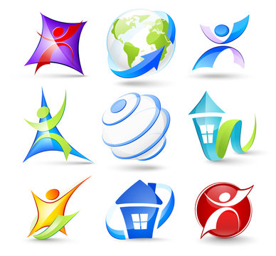 Collection of colour icons