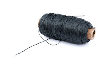 skein of black thread