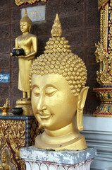 golden budda head