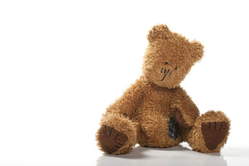 Teddy-bear isolated on a white background