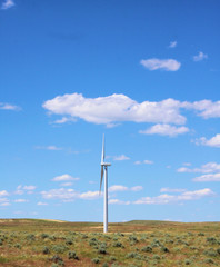 Fototapeta na wymiar Single Wind Turbine