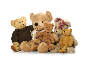 Teddy-bear isolated on a white background