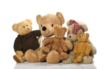 Teddy-bear isolated on a white background