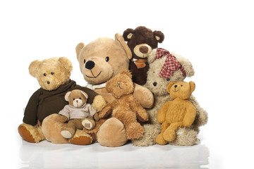 Teddy-bear isolated on a white background