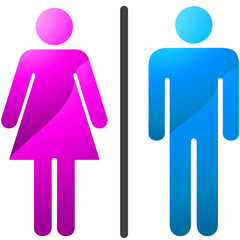 Man and women icon-enter.