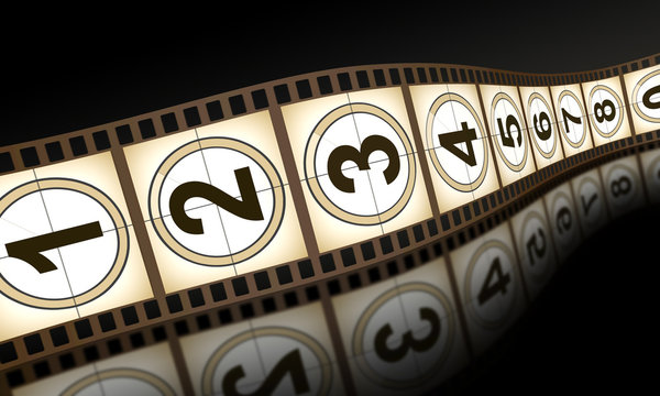 3D Filmstrip With Countdown