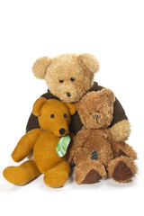 Obraz premium Teddy-bear isolated on a white background