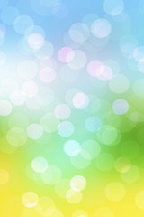 Abstract spring natural background with blur lights