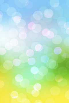 Abstract spring natural background with blur lights