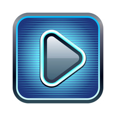 Vector illustration of play icon