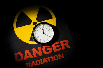 Radiation hazard sign