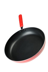 Frying pan with glass cover