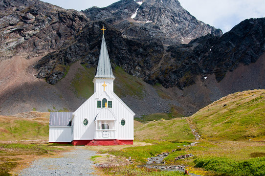 Historic Antarctic Church where Ernest Shackleton worshipped.