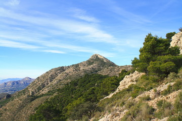 Fototapeta na wymiar El Maigmó Alicante