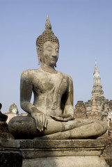 Obraz premium Ancient Buddha in old city 3.