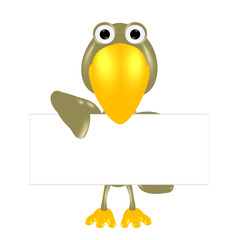 bird - blank board