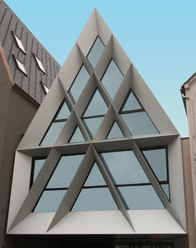 Moderner Giebel in Memmingen