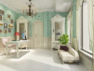rendering living room