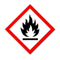 GHS Symbol Flammable liquids sign