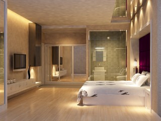rendering bedroom