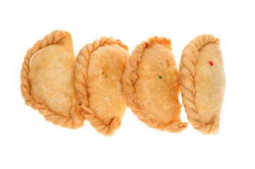 Curry Puff Isolated On White Background