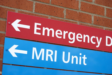 Obraz premium Hospital sign