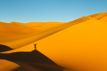 On Top of the Sand Dunes - Awbari Sand Sea, Sahara Desert, Libya