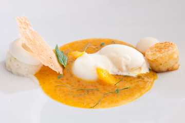 Orangen Buttermilch Mousse