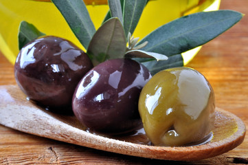 Olives and olive oil