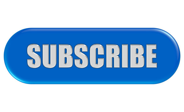 Button blau Seiten rund SUBSCRIBE