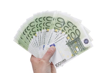 Hand with money