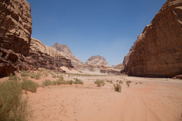 Wadi Rum in Jordanien