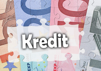 Kredit Konzept Geld und Finanzierung