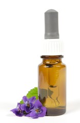 aromatherapy - violet's essential oil - obrazy, fototapety, plakaty