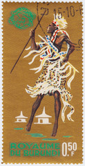 Burundi Tribal dancer