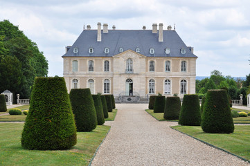 Château de Vendeuvre et ses jardins, France - obrazy, fototapety, plakaty