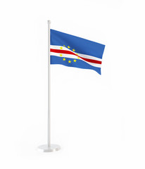3D flag of Cape Verde