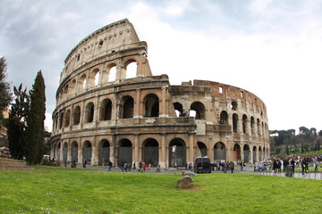 Naklejka premium Rzymskie Koloseum