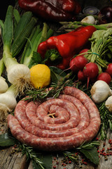 salsiccia cruda
