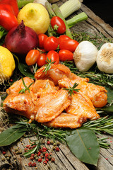 alette di pollo piccanti