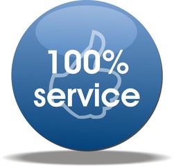 bouton 100% service