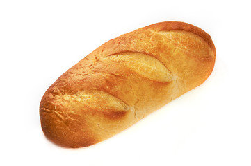 Loaf of bread isolated
