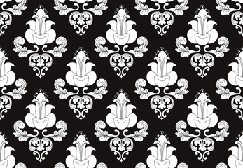 white flowers on black  background 2