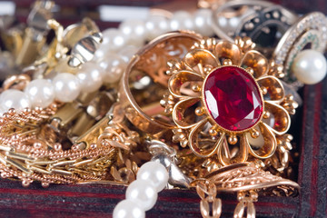 Chest with treasures