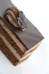 Chocolate cake perspective